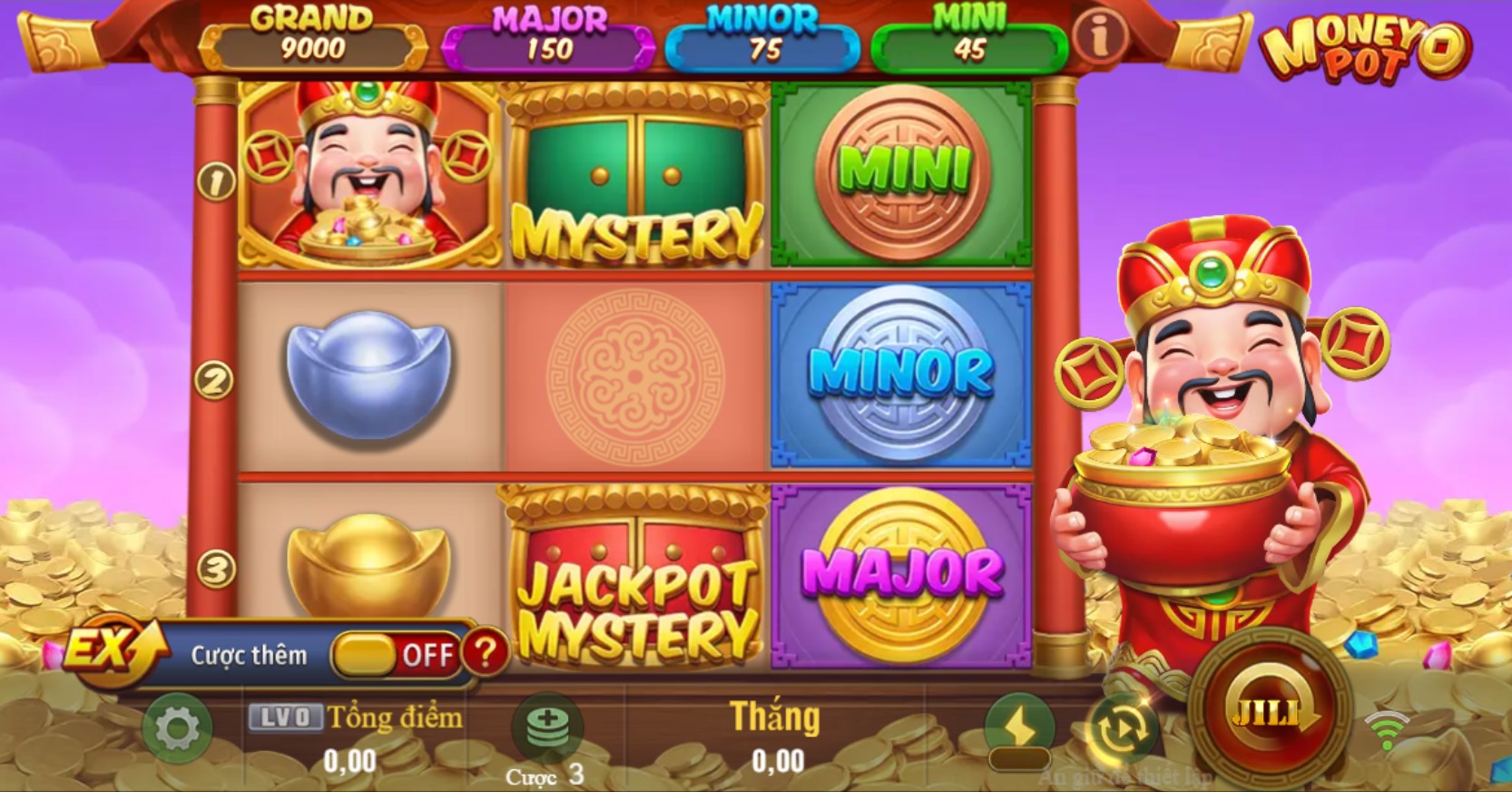 Biểu tượng trong Nổ hũ Nồi tiền