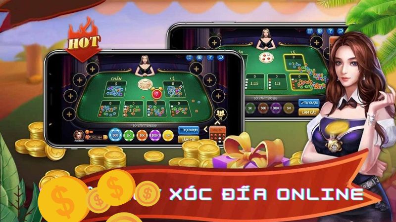 Xóc đĩa trò chơi cá cược với luật đơn giản